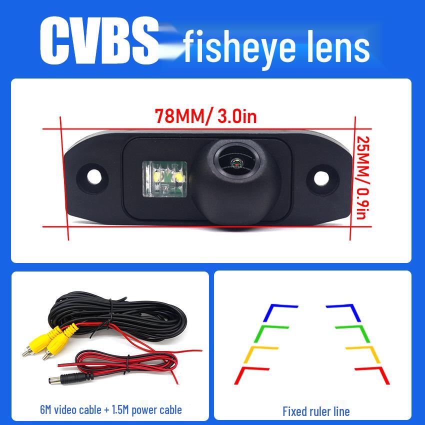 Широкоугольная камера заднего вида для автомобилей Volvo S60/S90/S40/V60/C40/XC60/XC40