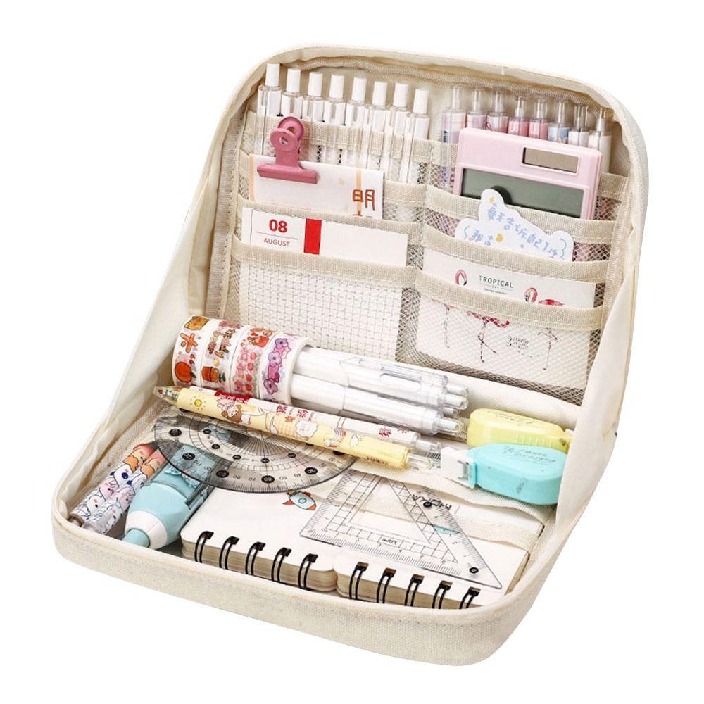 Прозрачный пенал большой вместимости, новая сумка для ручек, для студентов