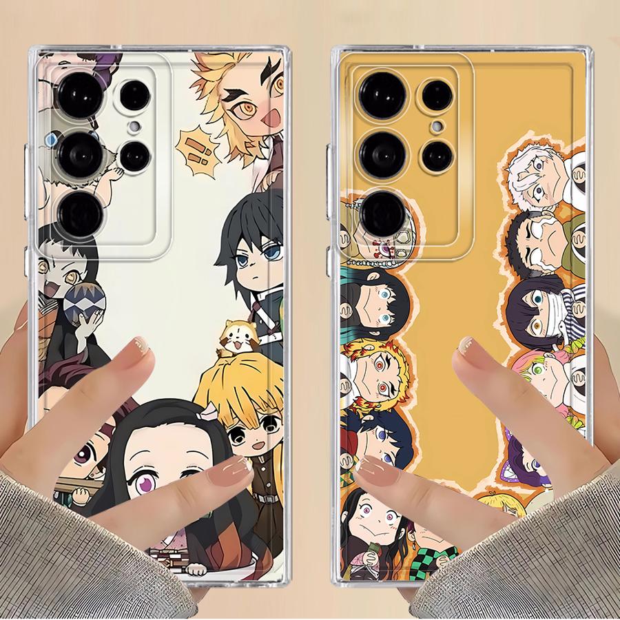 Милый чехол D-Demon S-Slayer для Samsung Galaxy S26 S22 FE S23 Ultra S20 Plus Note 20 Ultra 10 S21 S25 Edge S24
