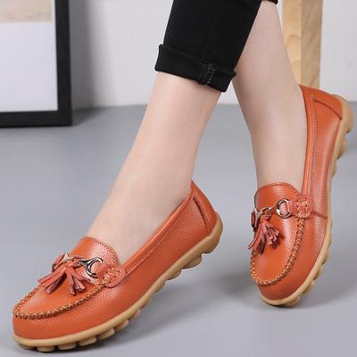 Обувь женская мода кроссовки из натуральной кожи туфли с кисточками и бахромой повседневная обувь с круглым носком большие размеры женская плоская подошва 2101