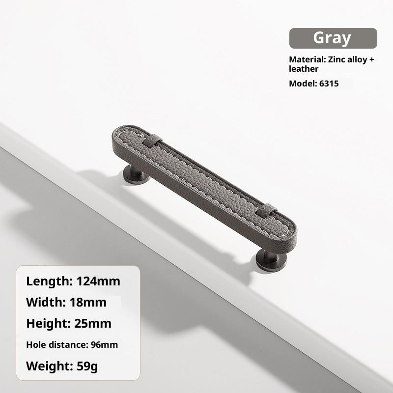 Ручки и ручки для обувного шкафа из цинкового сплава с кожаной ручкой, кухонные ручки для дверей шкафа, ручки для ящиков, мебельная фурнитура