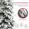Artificial Christmas tree 210 cm, looks like a real tree with 800 dense branches, artificial snow, car opening