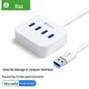Biaz USB 3.0 High-Speed 4-Port Hub with Power Charging Interface