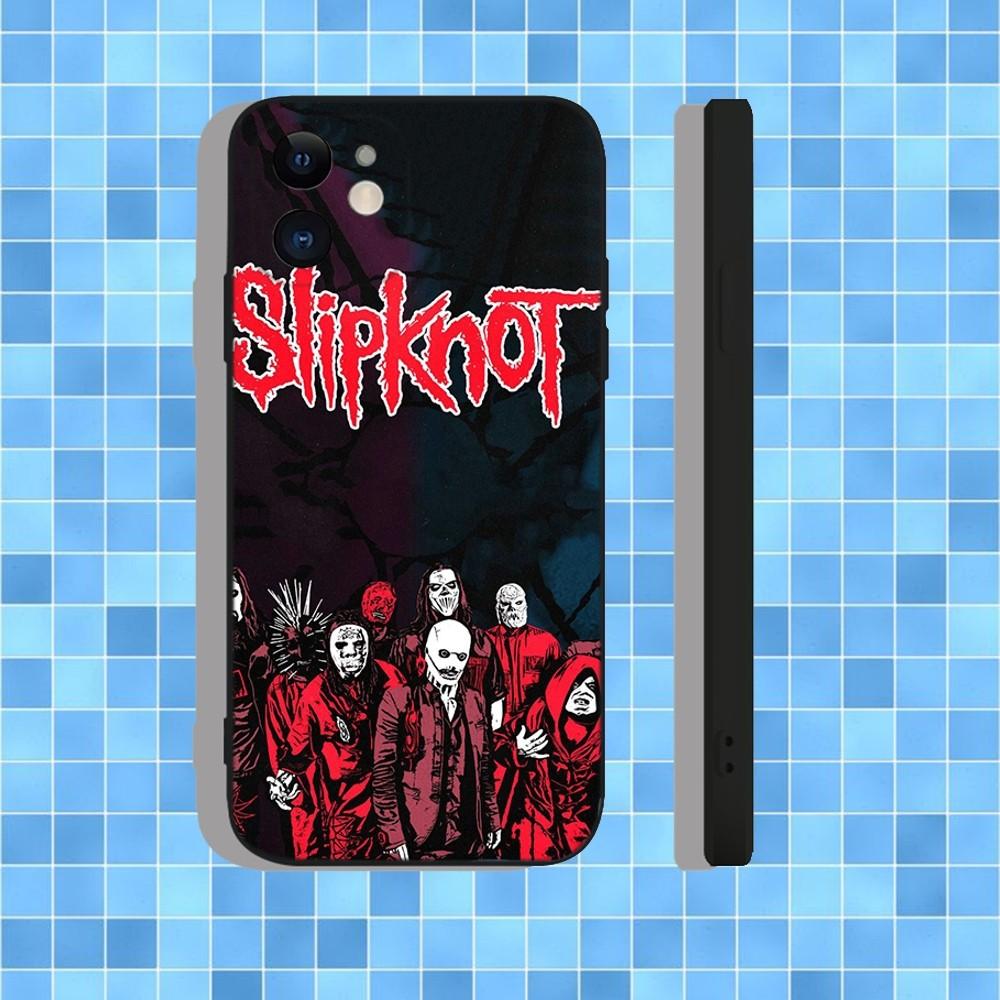 Чехол для телефона S-Slipknot Bone Church для iPhone 16,15,14,13,12,11,Pro,Max,Plus,X,XS,XR,SE,8,7,Mini, Мягкий силиконовый черный чехол