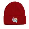 Swan Couple Warm Knitted Hat Beanie, Heart Skull Cap Lightweight Candy Color Headwear Gorro Knit Cap Beanie