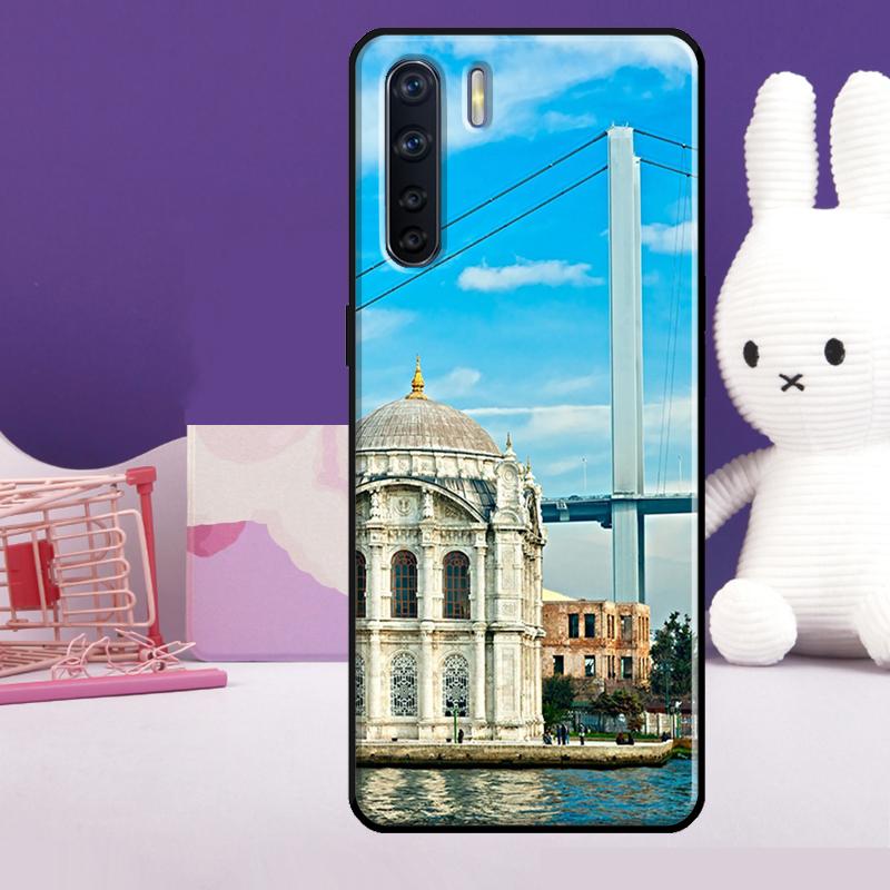 Турция Стамбул Пейзаж Здание Чехол Для Oppo A5 Pro A15 A17 A57 A77 A18 A38 A58 A78 A98 A94 A74 A54 A40 A60 A80 A16 A76 A96
