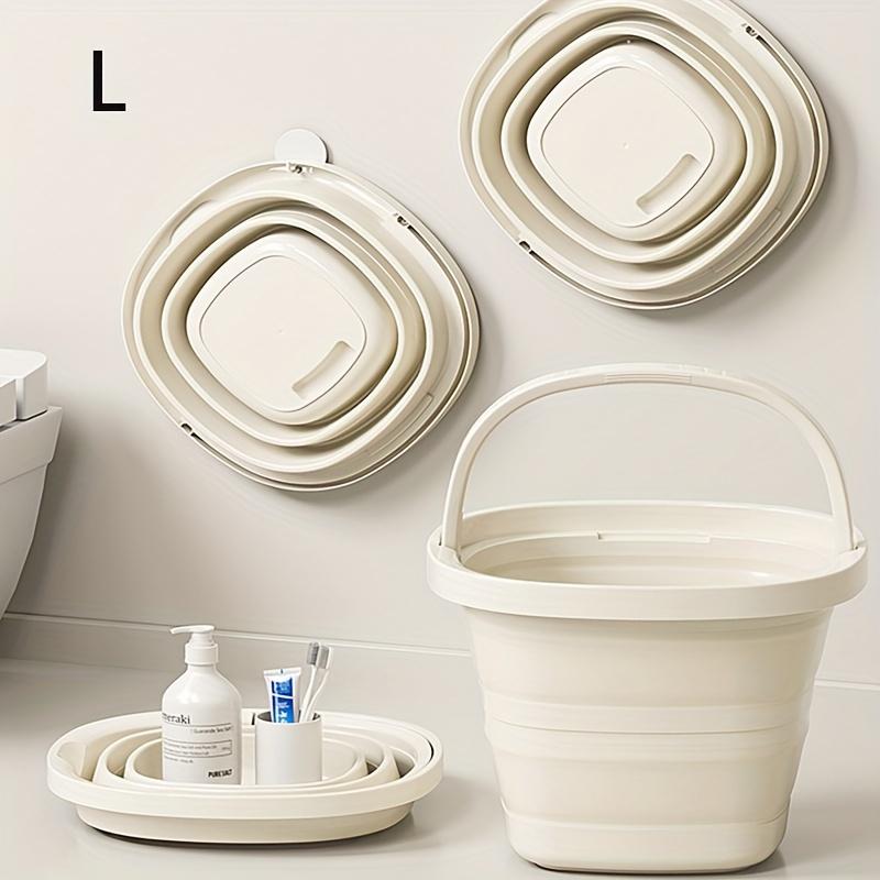 1pc Collapsible Laundry Basket - Foldable Storage Bin for Travel & Camping | Lightweight with Capacity, No Assembly Needed