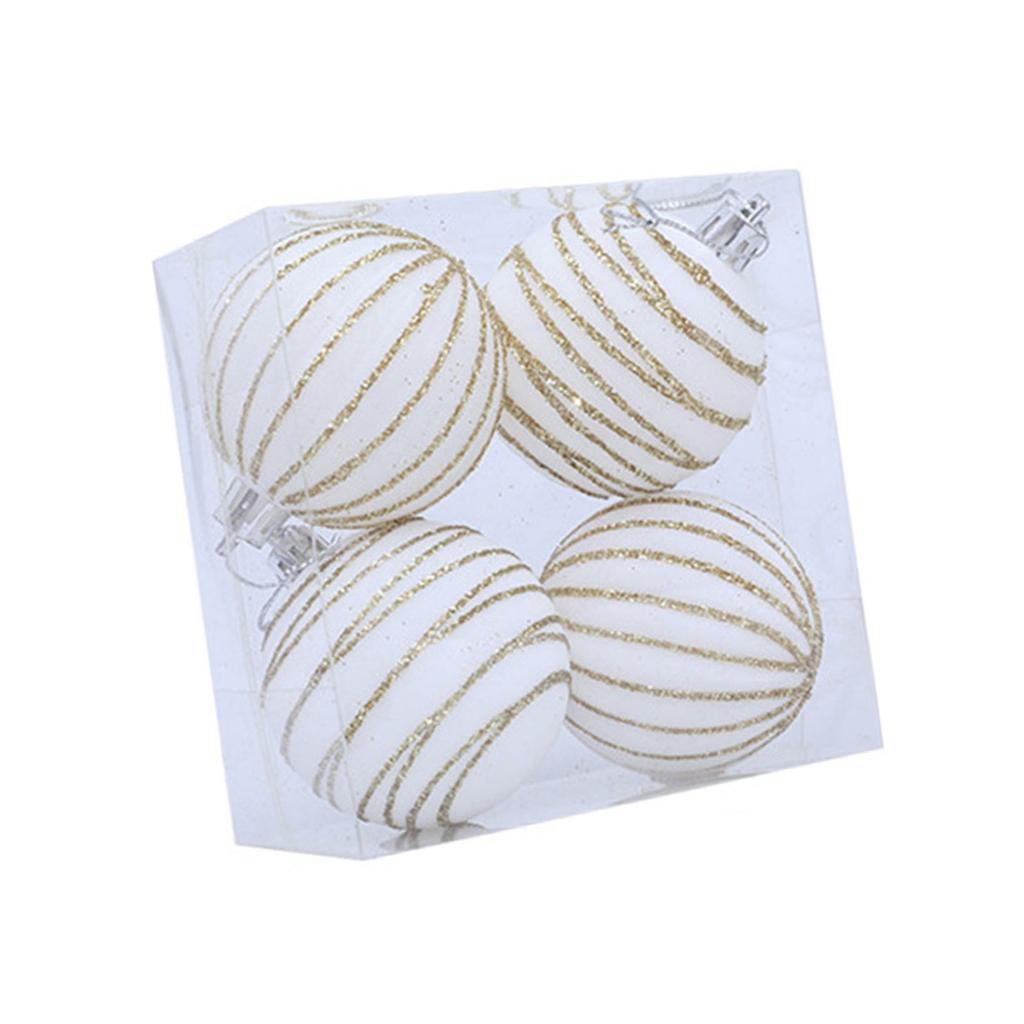 1 коробка флокированных шаров, украшения для рождественской елки, разноцветные праздничные украшения для фестиваля, украшение для дома для вечеринки