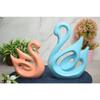 Polyresin Swan Pair Showpiece for Home Decor,Diwali Gift Items (Set of 2 Pc, Large)