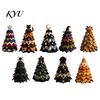 Complete Sewing Material Package DIY Quilted Fabric Christmas Tree Craft Kit, Vintage Patchwork Handmade Gift for Teachers Friends Xmas Set, Tabletop