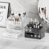 Diamond Pattern Drawer Storage Box for Cosmetics and Makeup Organizer
