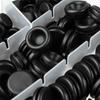 200Pcs Closed Hole Plugs Rubber Grommets Black Washers for Wiring NEW Firewall Grommet