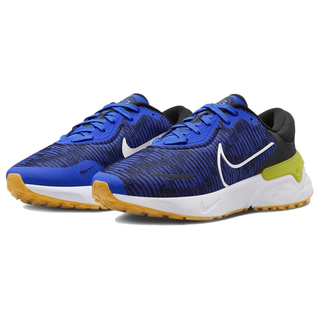 Nike Renew Run 4 Sports Cushioning Durable Low-Top Running Shoes Men Sneaker Blue White DR2677-401