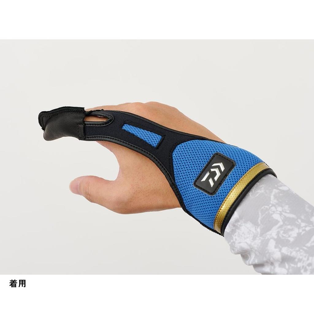Power Guru Перчатки для пальцев Pita Blue M [Daiwa] DG-7425