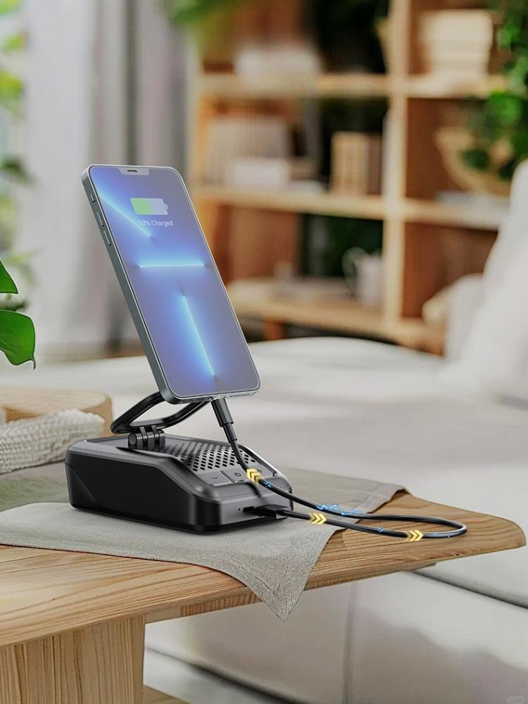 1 шт. Магнитный Bluetooth мини-динамик с зарядкой и воспроизведением музыки - Складной динамик