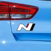 10x4.2см Наклейки на автомобиль N Performance Для Hyundai I30 N I20 ELANTRA IONIQ 5 N Racing Виниловая Декоративная Наклейка Аксессуары для Тюнинга Автомобиля