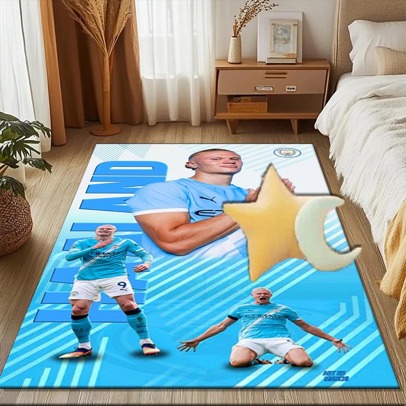 Haaland Rug Game Carpet, Floor Mat for Bedroom Living Room Entryway Rug, Home Decor Idea Gift for Christmas birthday