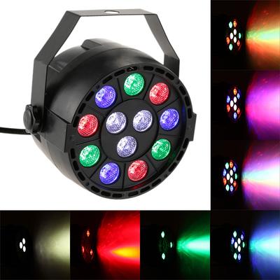 Lixada DMX-512 RGBW светодиодный высокомощный сценический PAR-светильник, стробоскоп, профессиональный, 8-канальный, для вечеринок, диско-шоу, 30 Вт, переменный ток, 90-240 В