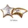 New Years Eve Tableware 2025 Black Gold Theme Balloon Package Cup Napkin Tablecloth Banner Balloon Happy New Year Party Supplies