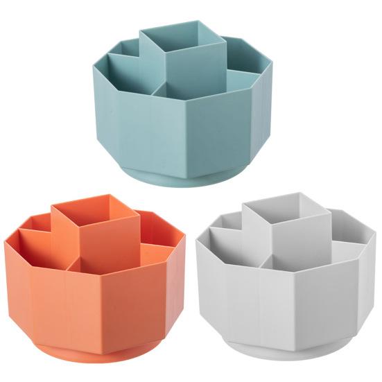 Durable Pen Holder Space-saving HIPS Separated Pen Pencil Organizer Household Supplies