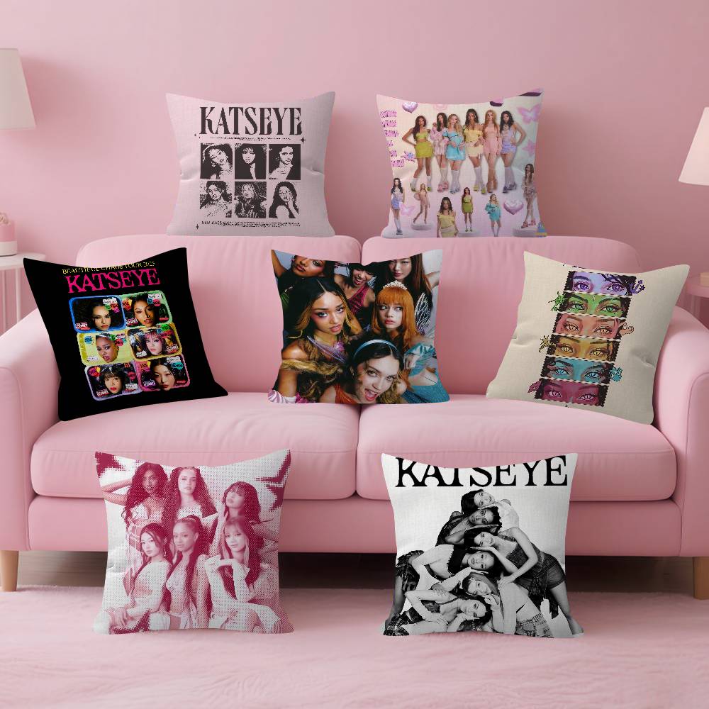 Kpop Hot Girl KKATSEYE Pillowcases Home Bedding Decorative Pillow Cover Wedding Super Soft Pillow Case