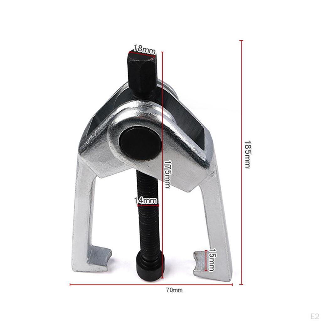 Для снятия рулевой тяги и шарового шарнира ширина челюсти 0–130 мм, глубина горловины 3,9 дюйма для легковых автомобилей, легких грузовиков,