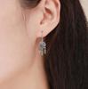 925 Dream Catcher Earrings Hanging Box Colorful Zircons