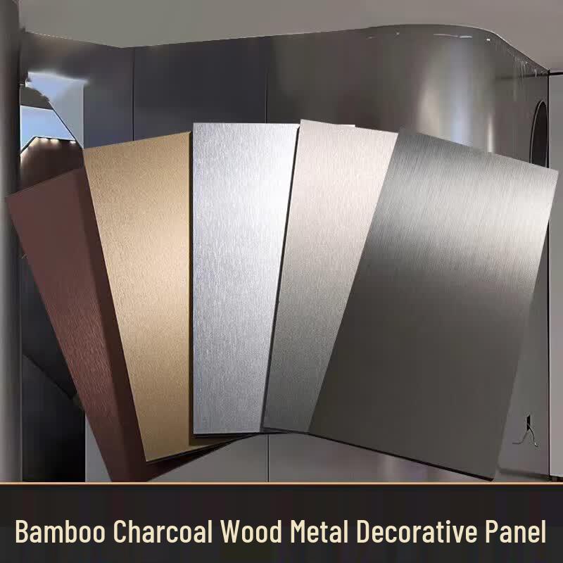 Bamboo Charcoal & Metal Decorative Wall Panel