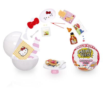 Миниатюрные коллекционные фигурки MGA's Miniverse Make It Mini Food Hello Kitty, Sanrio, Таинственная упаковка-сюрприз, Сделай сам, Рукоделие, Игра с смолой, Еда-реплика, Новинка, Нет