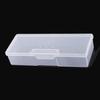 Transparent Nail Supplies Brush Kit Storage Box Plastic Container Organizer Case
