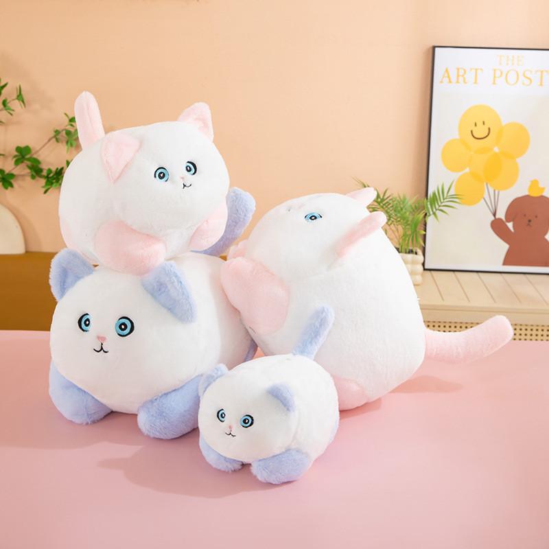 Плюшевая игрушка кошка для девочек, мягкая набивная игрушка, подарок для детей
