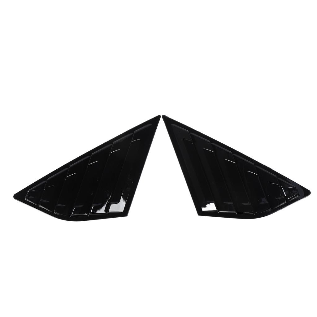 Крышка жалюзи заднего окна, глянцевая черная, ABS, треугольная, боковые жалюзи, крышка вентиляционного отверстия для Focus C346 Ha