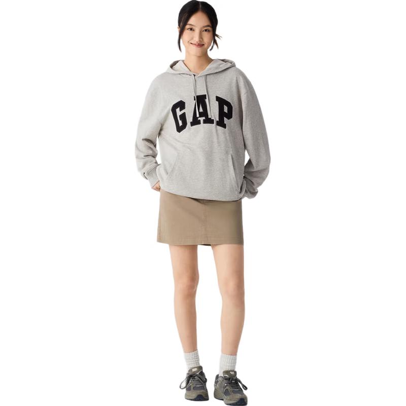 Толстовка унисекс Gap 2025 Весна с логотипом-аппликацией
