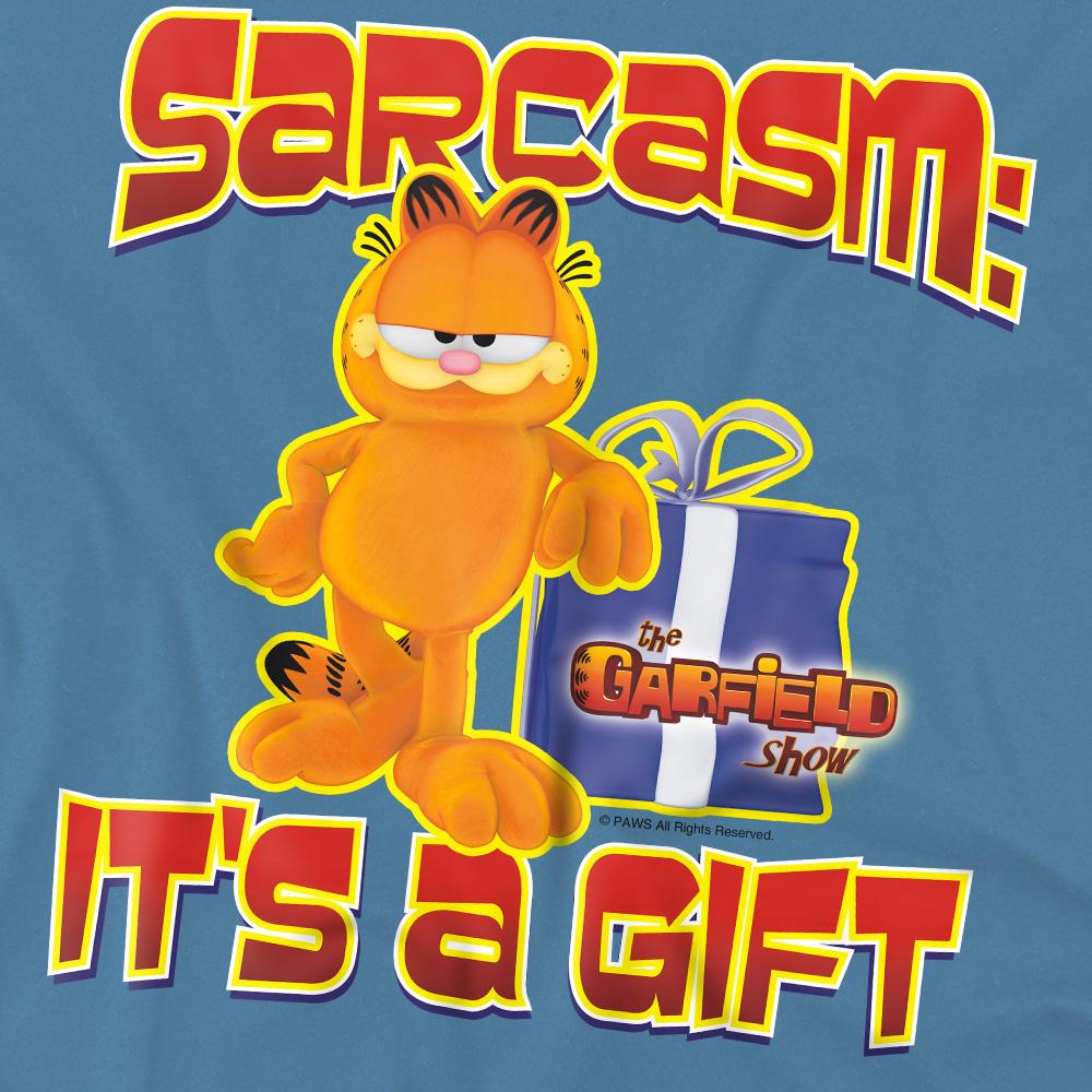 Мужская футболка с надписью «Сарказм» от Garfield
