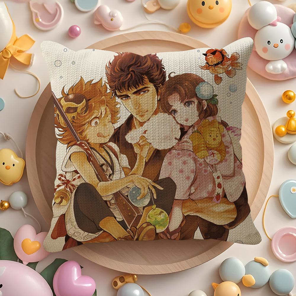 Аниме Кулак Северной Звезды-Японские Комиксы Наволочка с Принтом Наволочка для Гостиной Дивана Подушка Чехол и Декор для Спальни