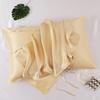 6A Grade 100% Mulberry Silk Pillowcase Pair 50x74cm With Tie Travel Single Use