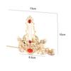 Accessories Zinc Zinc Alloy Hanfu Hairpin Crane Hair Stick Hairstyle Design Tool Ancient Style Hair Crown