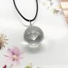 Beautiful Dandelion Necklace Eternal Flower Clavicle Chain Male and Female Couples Crystal Dried Flower Glass Ball Pendant Accessories