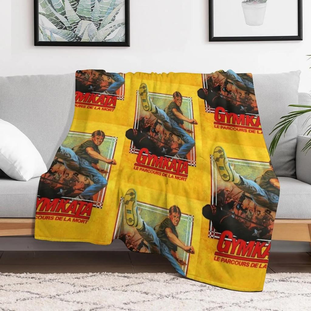 Gymkata The Death Course Throw Blanket Cozy Home Blanket Gift for Christmas Holiday