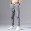 Men's Summer Ice Silk Quick-Dry Harem Pants - Trendy, Loose, Casual, Nine-Point Style