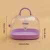 Pet Carriers Box for Hamster Carry Cage Small Animals Travel Box with Water Bottle GuineaPigs Pet Transport Carry Case