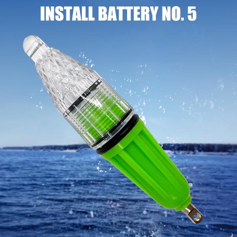 Fishing Attracting Lamp 6.7in/4.7in Night Flashing Fishing Lure Baits Light LED Fishing Light Deep Drop Fishing Light