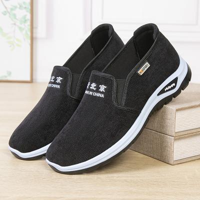 Новые мужские повседневные туфли Old Beijing Cloth Shoes с мягкой подошвой, нескользящие, удобные, модные, легкие, износостойкие, легкие, с мягкой подошвой, для ходьбы