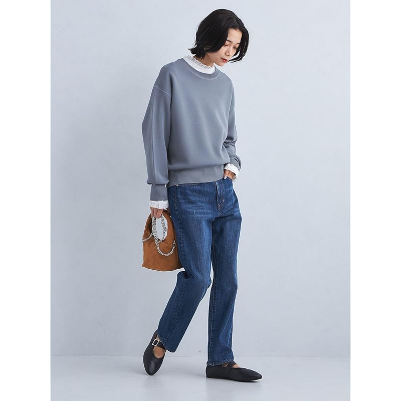 [United Arrows green label Relaxing] размер С фирменными джинсовыми брюками SIGNATURE SHORT/TALL 36146992742 7930 ТЕМНО-СИНИЙ(79) S(36)