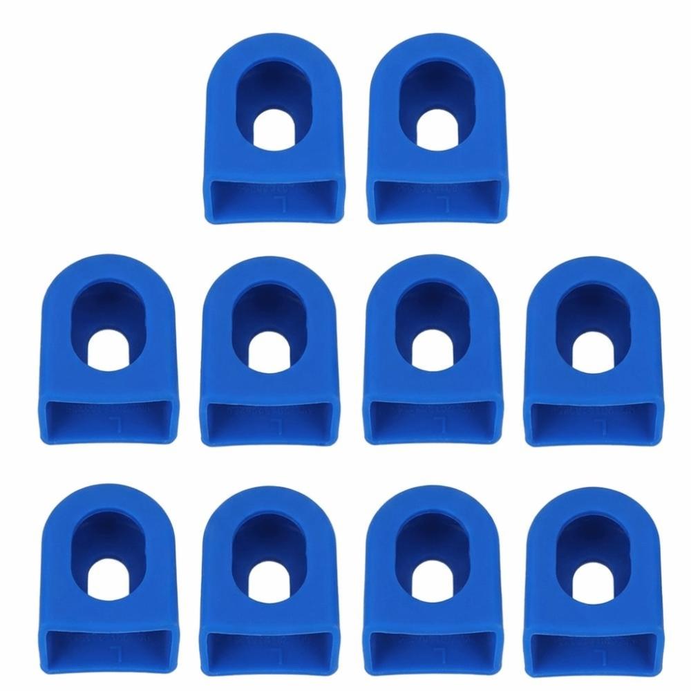 10PCS Multicolor Cycling Crank Boot Protectors Soft Crank Arm Cover Bike Accessory