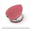 with Magnifying Heart Shaped Compact Mirror Portable Vanity Mirrors Fashion Pink Mirror  for Girls