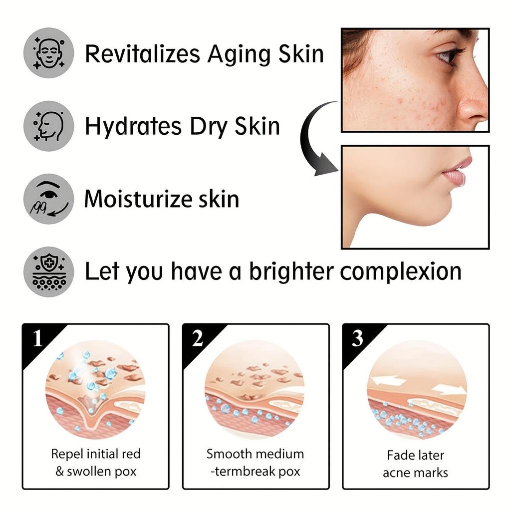 Антивозрастной отбеливающий крем-эссенция питает кожу, увлажняет и восстанавливает поврежденную кожу, а также защищает рост кожи.