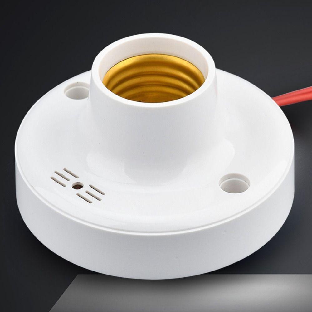 Ceiling Automatic Induction Light Bulb Switch Adapter Lamp Base E27 Lamp Holder LED Bulb Socket