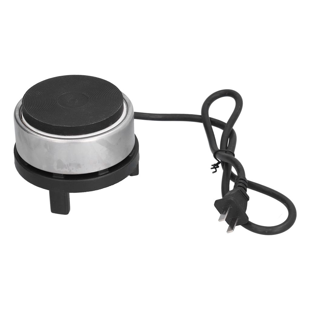 300W Mini Electric Stove Iron Hot Plate Tea Coffee Pot Warmer Heater for Home Office Dormitory