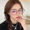 Luxury Ladies Transparent Glasses Fashion Large Square Frame Near Sight Eyeglasses Men Women Anti-blue Light Myopia Eyewear